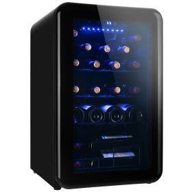 Smart Kitchen Appliances Automatic Cold Cooler Red Wine shelf - Black - 24 bottle